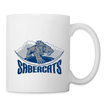 Säbelzahntiger - Tasse - Weiß - Rechts
