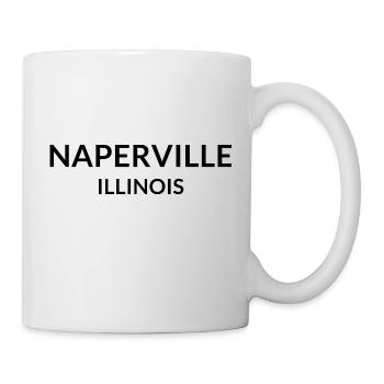 Naperville Illinois USA - Tasse - Weiß - Rechts