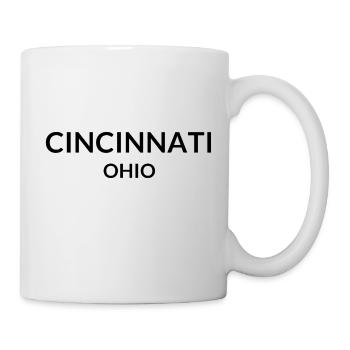 Cincinnati Ohio USA - Tasse - Weiß - Rechts