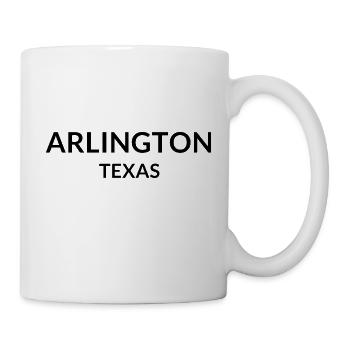 Arlington Texas USA - Tasse - Weiß - Rechts