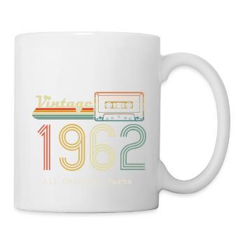 1962 Original 1962 Vintage Vintage Retro Jahrestag - Tasse - Weiß - Rechts