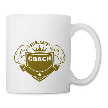 BEST COACH - Mug blanc - blanc - Droite