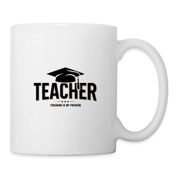 Teacher Teacher School Profession - Mug - white - Right