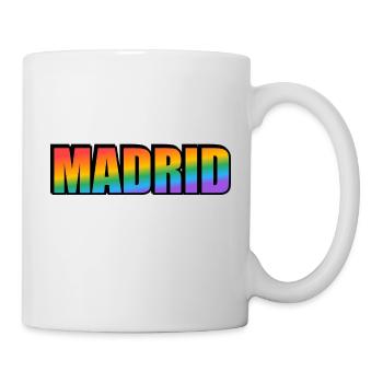 Gay Madrid Arc-en-ciel - Mug blanc - blanc - Droite