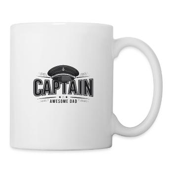 Captain Captain - Fête des pères de papa génial - Mug blanc - blanc - Droite