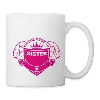 THE BEST SISTER - Mug blanc - blanc - Droite