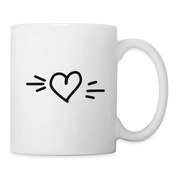 Heart Drawn - Mug - white - Right