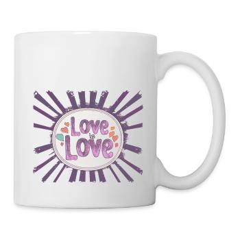 Liebe ist Liebe 2 - Tasse - Weiß - Rechts