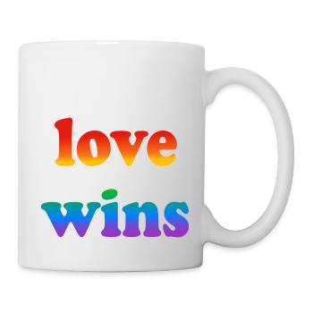 Love wins - Mug - white - Right