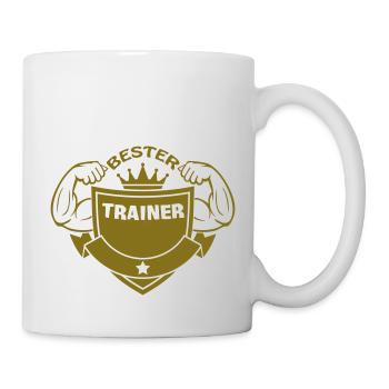 BESTSER TRAINER - Mug - white - Right
