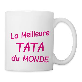 La meilleure tata du monde - Mug blanc - blanc - Droite