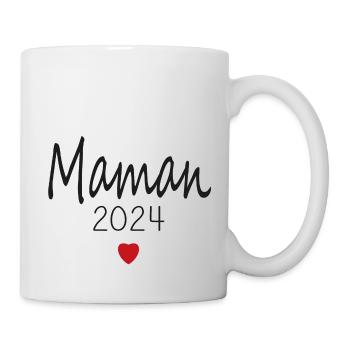 maman - futur mama 2024 - Mug blanc - blanc - Droite