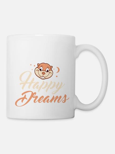 Süße Träume shirt - Happy Dreams T shirt - Tasse - Weiß