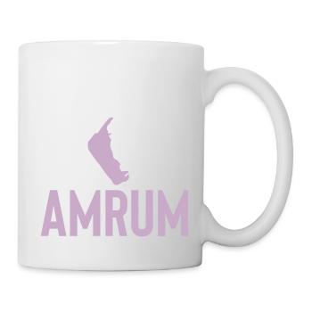 Amrum, Insel, Urlaub - Tasse - Weiß - Rechts