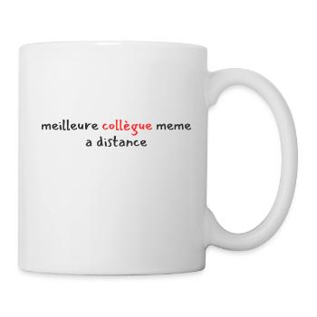 Beste Kollegin Zitat Frau - Tasse - Weiß - Rechts