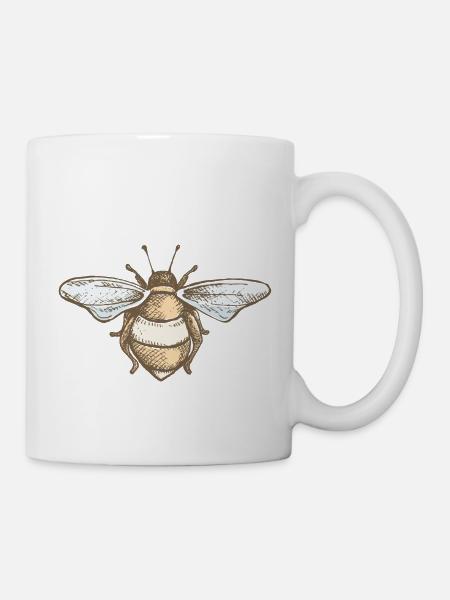 Abeeille - Mug blanc - blanc