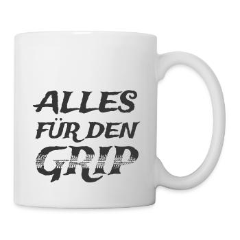 Alles für die Bodenhaftung - Tasse - Weiß - Rechts