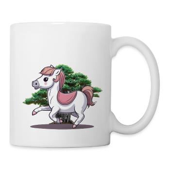 poney chevaux cheval enfants bébé enfant - Mug blanc - blanc - Droite