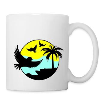 paradise birds 02 - Tasse - Weiß - Rechts