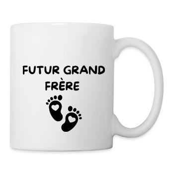 Futur grand frère - annonce futur grand frère - Mug blanc - blanc - Droite