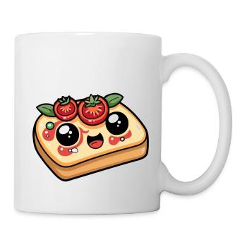 Funny Bread with Tomato Comic - Mug - white - Right