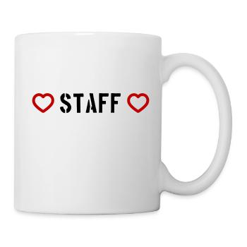 Staff Heart - Mug - white - Right