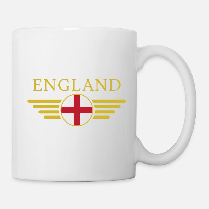 I Love England Design T-Shirt - Mug - white