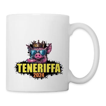 Teneriffa 2024 Schwein - Tasse - Weiß - Rechts