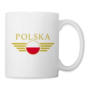 I Love Poland, Elegance Style Design T-Shirt - Mug - white - Right