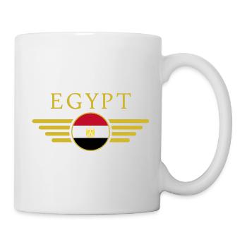 J’aime l’Égypte, T-Shirt Design Style Élégance - Mug blanc - blanc - Droite