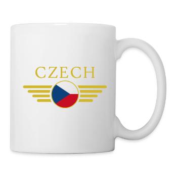 Ich liebe Tschechien, Eleganz Stil Design T-Shirt - Tasse - Weiß - Rechts