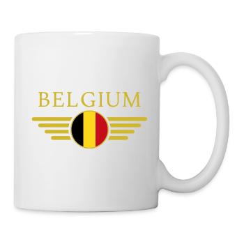 I Love Belgium, Elegance Style Design T-Shirt - Mug - white - Right