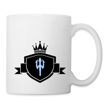 dreizack wappen - Tasse - Weiß - Rechts