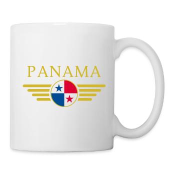 Ich liebe Panama, Eleganz Stil Design T-Shirt - Tasse - Weiß - Rechts
