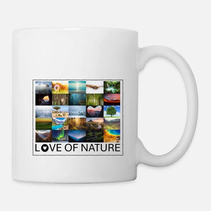 L’amour de la nature - Mug blanc - blanc
