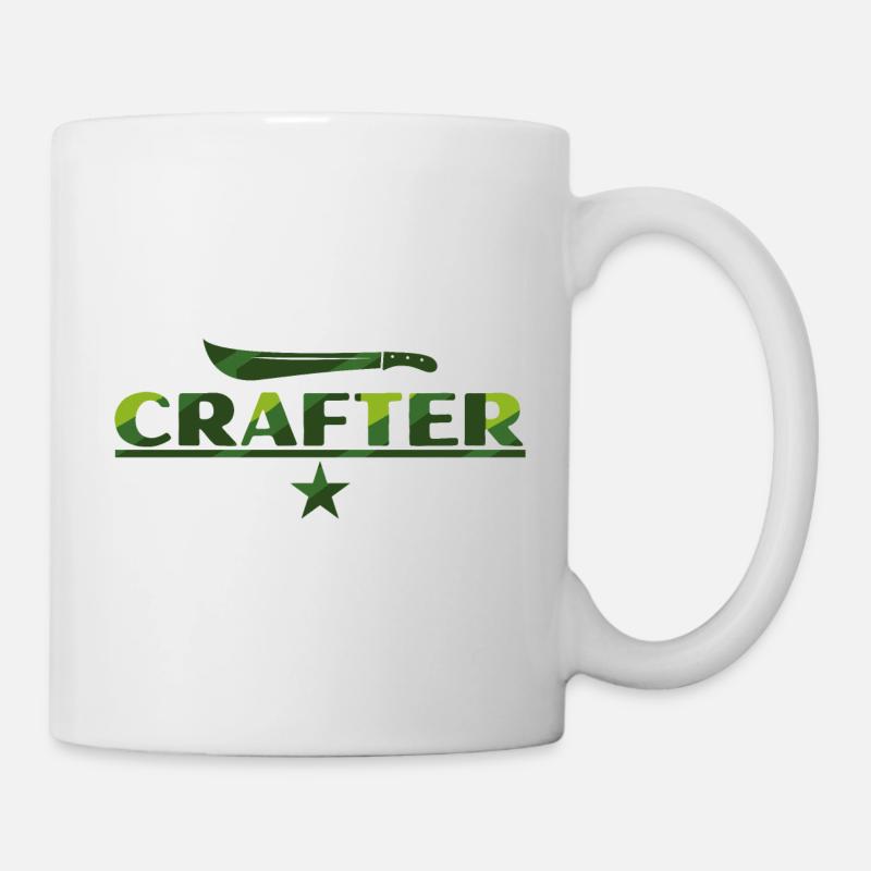 Bushcraft - Crafter - Mug blanc - blanc