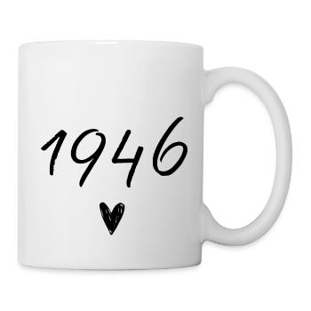 1946 Heart Birthday - Mug - white - Right