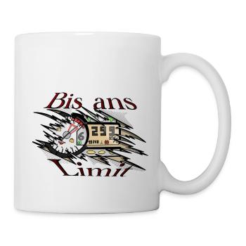 Bis ans limit - Tasse - Weiß - Rechts