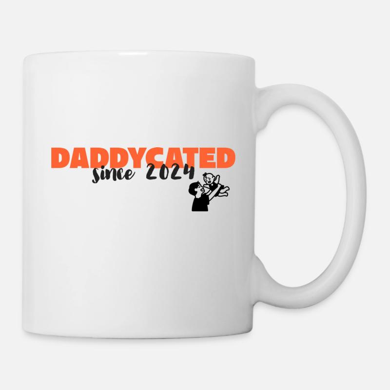 Daddycated since 2024 - Tasse - Weiß