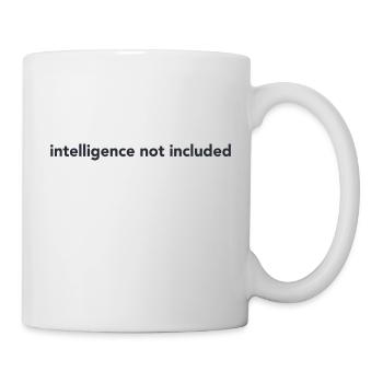 ntelligence not included - Mug - white - Right