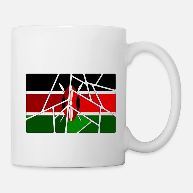 Kenia Kenia - Tasse - Weiß