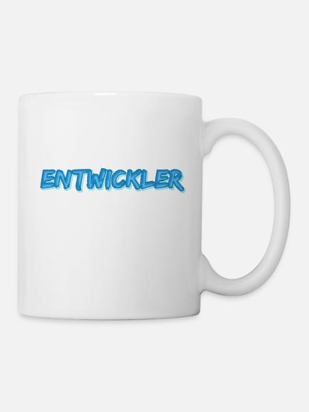 Entwickler als Job - Tasse - Weiß