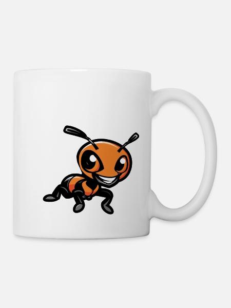 ameise - Tasse - Weiß