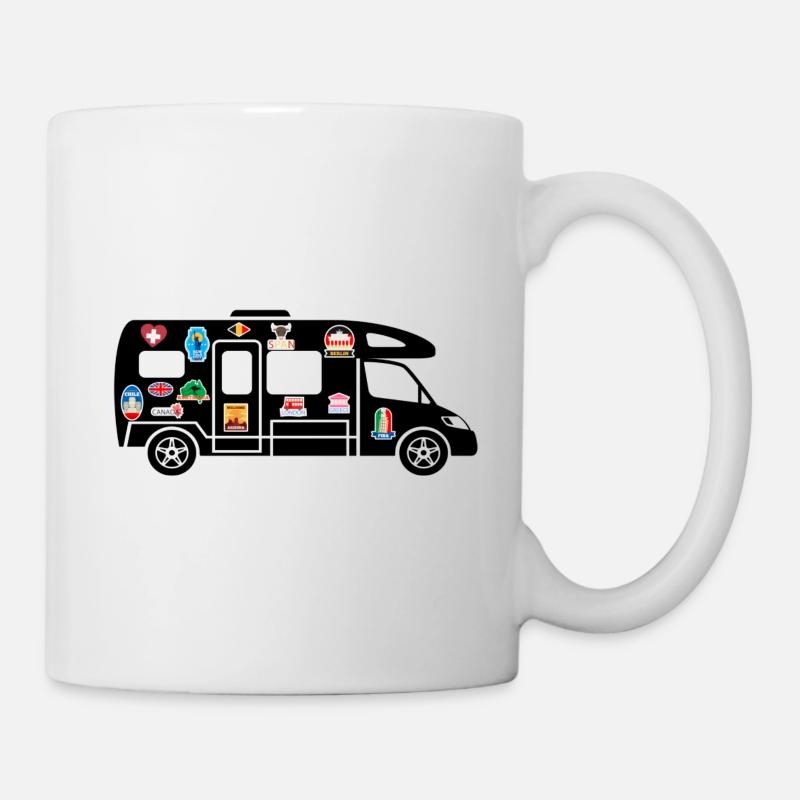 Profile with Stickers - Mug - white