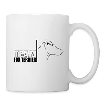 TEAM Fox Terrier Hunde Hund Wilsigns - Tasse - Weiß - Rechts
