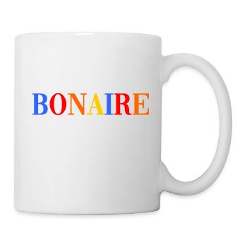 Bonaire colorful Lettering - Dutrch Caribbean - Mug - white - Right