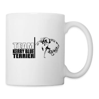 TEAM Kerry Blue Terrier Hunde Hund Wilsigns - Tasse - Weiß - Rechts