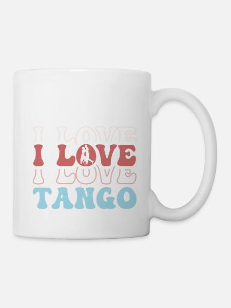 J’aime le tango tango danse musique latine - Mug blanc - blanc