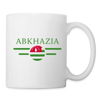 J’aime l’Abkhazie, T-shirt design de style élégance - Mug blanc - blanc - Droite