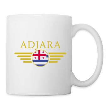 J’aime l’Adjara, T-shirt design de style élégance - Mug blanc - blanc - Droite